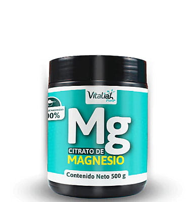 CITRATO DE MAGNESIO PURO X500 G de Vitaliah