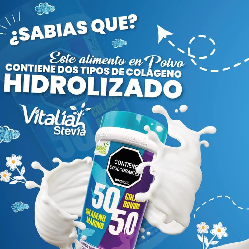 Vitaliah - Colágeno50/50-Origen Marino y BovinoX700 Vitaliah - Colágeno50/50-Origen Marino y BovinoX700
