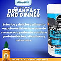 Vitaliah Pro - Proteína Mixta Breakfast and Dinner X900 g Vitaliah Pro - Proteína Mixta Breakfast and Dinner X900 g